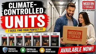 Climate-Controlled Units at Modern Storage West Little Rock
