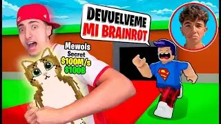 ROB&Eacute; al NI&Ntilde;O MESSI TODOS los BRAINROTS SECRETOS!