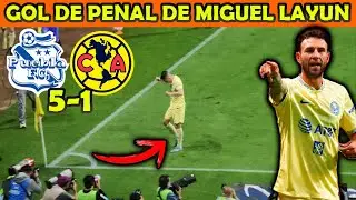 🔴⚽5TO GOL DEL AMERICA / GOL DE MIGUEL LAYUN ANOTADO DE PENAL | 4TOS FINAL VUELTA AMERICA VS PUEBLA