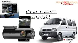 Maruti Eeco | Dashcamera install | App Control | Night Vision | G-Sensor | boult |#eecomodified  