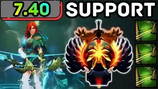 🔥 NEW PATCH 7.40 !!! WINDRANGER SOFT SUPPORT THE WIND GOD | DOTA 2 GAMEPLAY