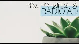 How To Write A Radio Ad Script || Hairstylist Marketing