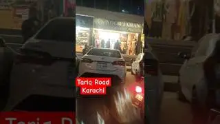 Karachi Road, Tariq Road Traffic View, Karachi Road Condition, Bus, Car,  City Life View #shorts
