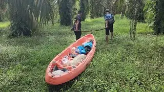 PERJUANGAN MEMBAWA KAYAK ELISHA J-SEVEN KE SPOT CASTING  TOMAN. VIDEO TANPA HASIL IKAN MAS BRO🤣