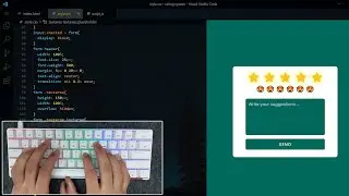 ASMR Programming - Star Rating System With JavaScript - No Talking