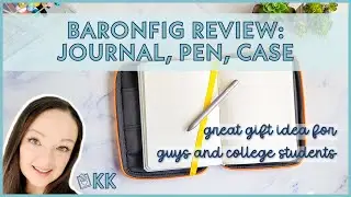 Husband Gift Idea Baronfig Review Confidant Dot Grid Journal Squire Pen + Guardian Pro Notebook Case