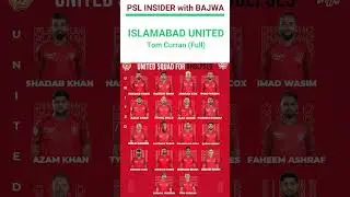🚨 Islamabad United unavailable Players for PSL 9 #shorts #viralvideo #subscribe #psl  #psl2024