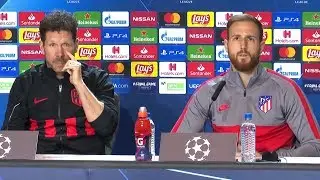 Diego Simeone & Jan Oblak Pre-Match Press Conference - Atletico Madrid v Liverpool -Champions League