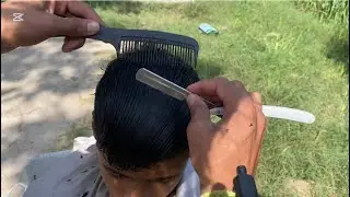 ASMR fast and aggressive haircut 💇&zwj;♂️ talent barber 💈 in the world 🌎 fast sleep 😴 and relax