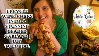 Make Your Own Wine Cork & Bead Garland | Creative Rustic Decor