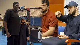 Islam Makhachev SHOCKED by Big Ninja's INSANE Height!