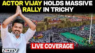 TVK Vijay Rally LIVE | Tamizhaga Vetri Kazhagam | TVK VIJAY | Actor Vijay Rally | Vijay LIVE