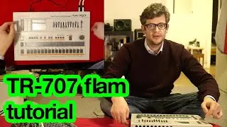 How to use flam on the TR-707