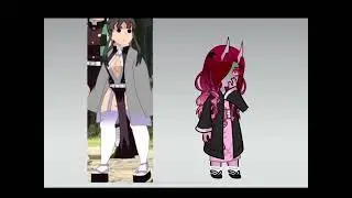 Demon slayer OCS reacting to that ONE OC design - Gacha Life 2 - KNY