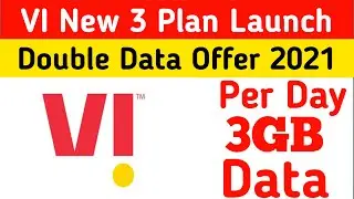Vi Double Data Offer | Vi 3GB Per Day Offer 2021 | Vi Double Data Pack | Vodafone Idea | 4K Video
