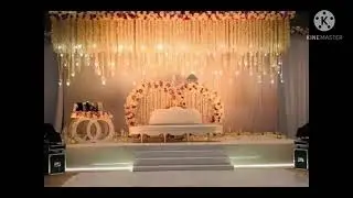 Simple and Elegant Wedding Reception Stage Decoration Ideas 2021