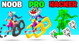 NOOB vs PRO vs HACKER | In Scribble Rider | With Oggy And Jack | Rock Indian Gamer |