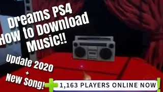 Dreams PS4 How To Download Music (mp3 audio video export)