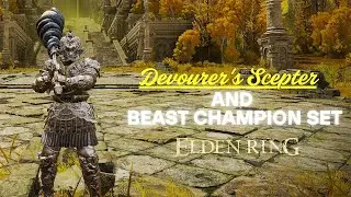 Elden Ring: Devourer's Scepter & Beast Champion Set Location| Fight 4k 60fps
