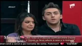 Andreea & Alin - subiect de discutie intre Cristina si Cosmin (
