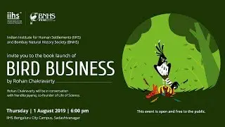 Book Launch and Discussion | Bird Business by Rohan Chakravarty | Nandita Jayaraj