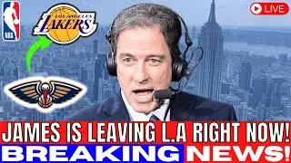 LAST MINUTE LEAK CONFIRMS LEBRON JAMES IS OUT OF THE LAKERS! LAKERS NEWS TODAY