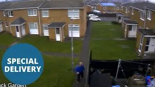 Delivery driver lobs package containing &pound;50 worth of make-up over fence