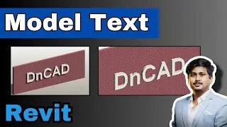 Model Text in Revit | 3D Text & Embossed Lettering Explained (Detailed Tutorial) Hindi