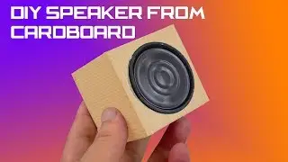 DIY- SPEAKER FROM CARDBOARD | THE TECHNO CHANNEL