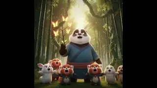 Panda Adventure | The Little Bamboo Heart | Disney Style Animation