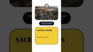Sacred Sounds 🎶 Gregorian chants fill monastic halls. 🛕 Mantras reverberate in Hindu sanctuari