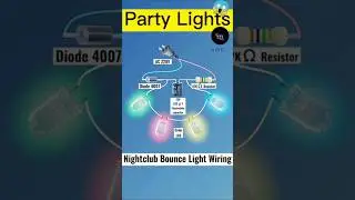 Nightclub Bounce light wiring circuit #election #shorts #ytshorts #iti