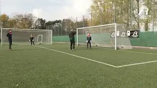 Inläggsträning med motståndare