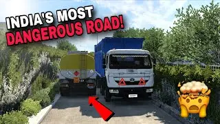 India's Narrowest Road Challenge with Tata Signa Truck! 🇮🇳🔥| #TheHardikGaming #ETS2 
