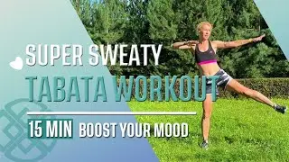 TABATA HIIT CARDIO WORKOUT | No Repeat | No Equipment | Super Sweaty | Warm Up + Cool Down