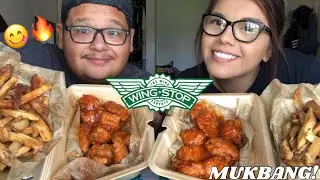 WING STOP MUKBANG | MANGO HABANERO 🔥