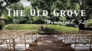 Tour of the Old Grove venue in Homestead, FL