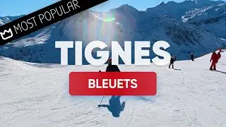 The most popular piste in Tignes? Bleuets (Red) , Tignes Ski Resort, France