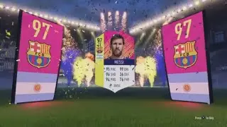 99 SUAREZ AND 97 MESSI PACKED FIFA 18 !!!!!!!