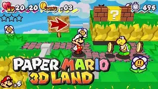 Paper Mario 3D Land - Fangame Playthrough