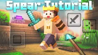 Ultimate Spear PvP tutorial in MCPE under 4 mins with voice 🔥🔥 (1440p/2k)