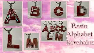 Custom Resin Letter Keychains! ❤️Personalized Name Keychains!🎁 #DIYgifts #keychain #custommade #diy