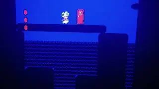 1988 Nintendo NES Super Mario Bros 2 Mario Madness world one level three secret warp w/ Toad 1/25/26