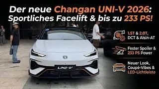 2026 Changan UNI-V (Gen.3) mit neuem Look und fettem Spoiler