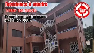 👉RDC/KINSHASA/RÉSIDENCE RÉCEMMENT CONSTRUITE MISE EN VENTE AVEC PLUSIEURS APPARTEMENTS HABITABLES...