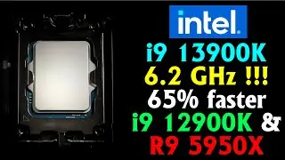Intel 13th Gen Benchmark | i9 12900K vs Core i9 13900k | Intel Core i9 13th 13900K vs Ryzen 9 5950x