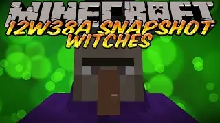 Minecraft 12w38a snapshot - Witches, Bats, & NEW Sounds (Minecraft 1.4 Halloween update)