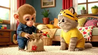 Fat Monkeys & Cats Catch Western Hair Thieves Red Handed @KittyDreamWorld