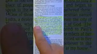 Acts 16:13-15 Lydia&rsquo;s Conversion