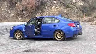 2017 subaru wrx sti drifting